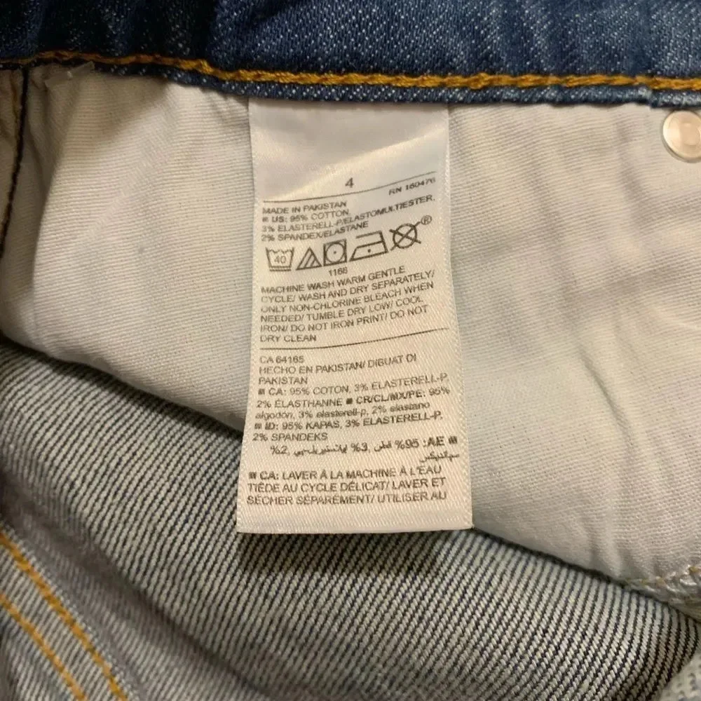 OLD NAVY Distressed Mini Denim Skirt - Picture 5 of 5